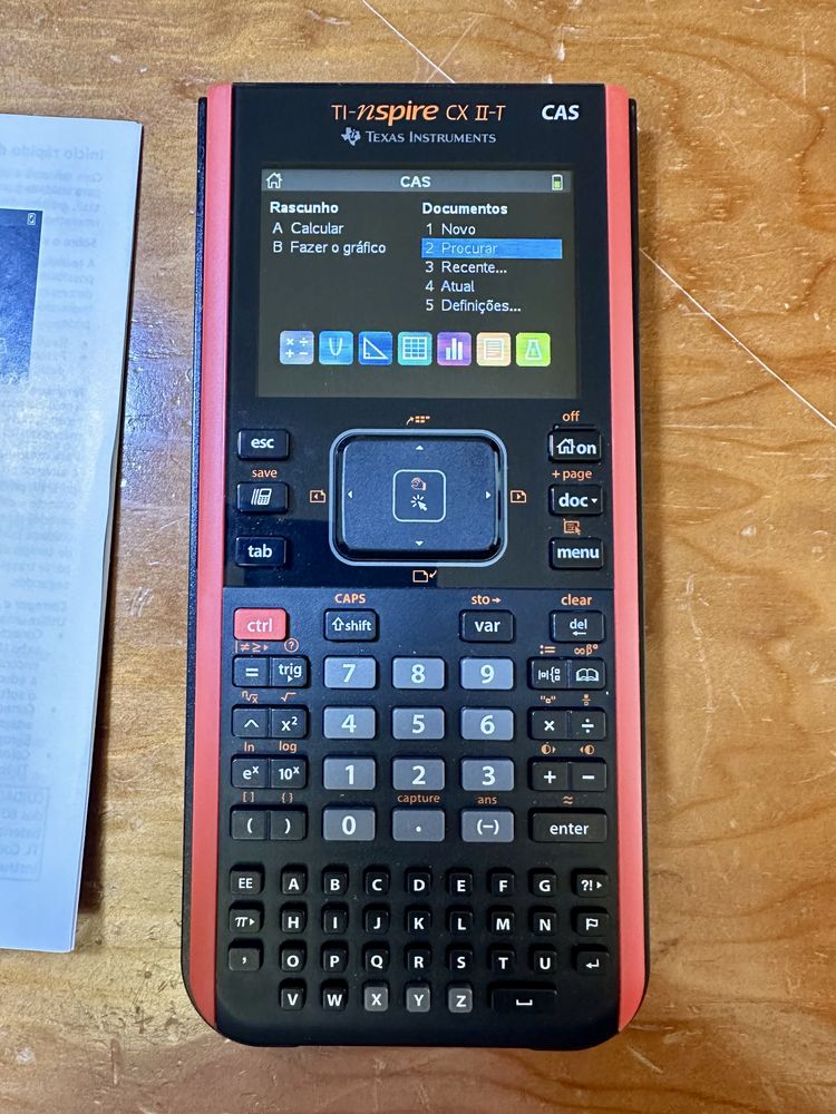 TI-Nspire CX II-T CAS – Completa, Impecável e Pronta a Usar