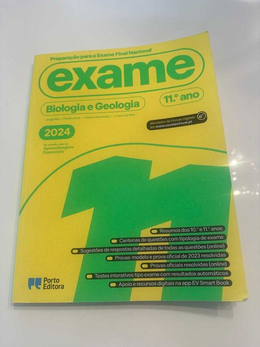 Livro Preparação Exame Final Biologia e Geologia 11º