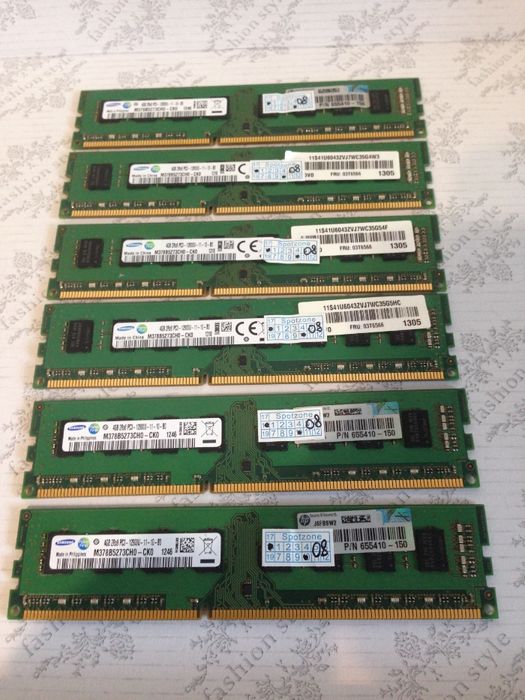 Оперативна пам'ять 4GB - 8GB DDR3 1600 MHZ NEW Гарантия.