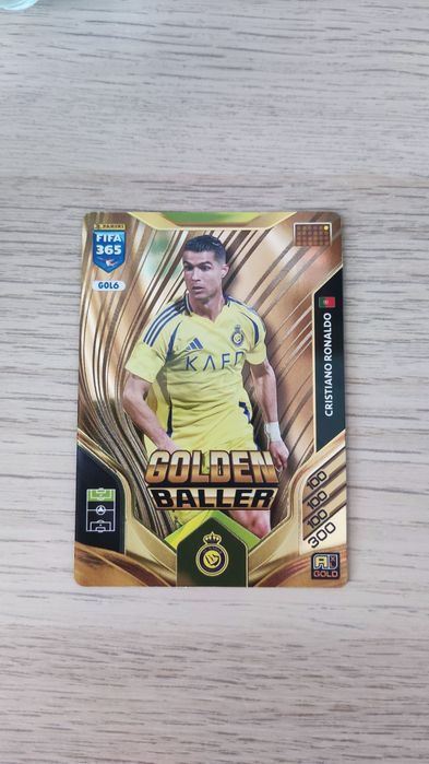 FIFA Adrenalyn 2026 Golden Baller Cristiano Ronaldo GOL6