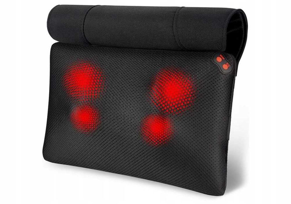 Masażer Shiatsu z funkcją grzania + zapalniczka samochodowa