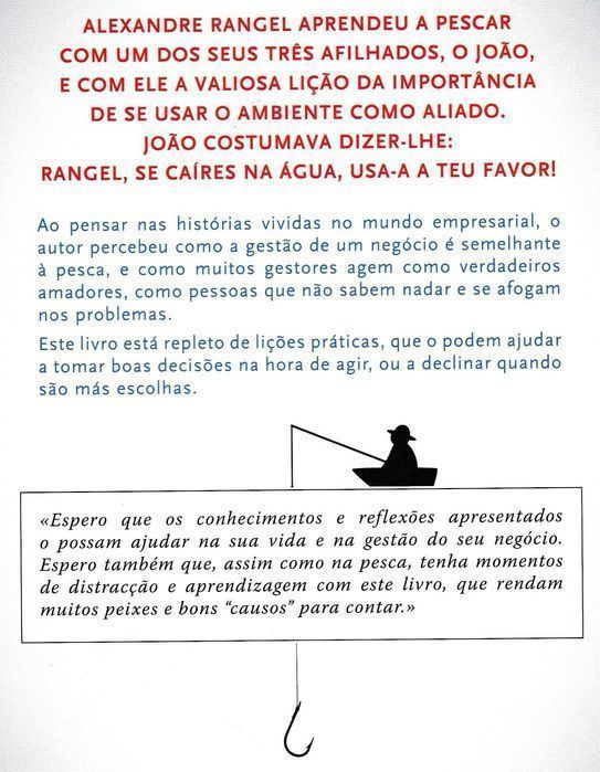 Livro Tudo o Que Aprendi Com a Pesca de Alexandre Rangel