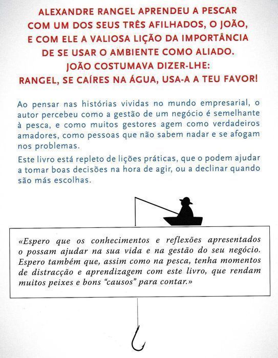 Livro Tudo o Que Aprendi Com a Pesca de Alexandre Rangel