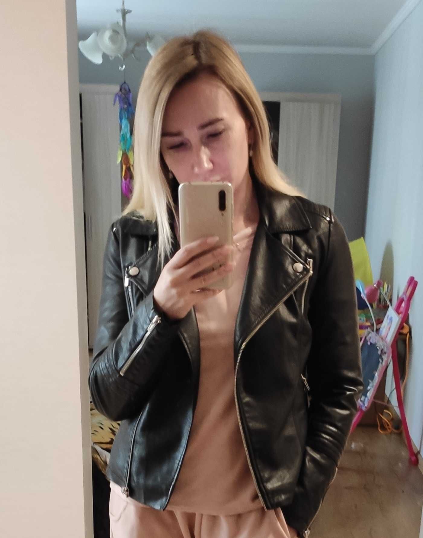Жіноча куртка ONLY ONLGEMMA FAUX Leather Biker, 34 розмір