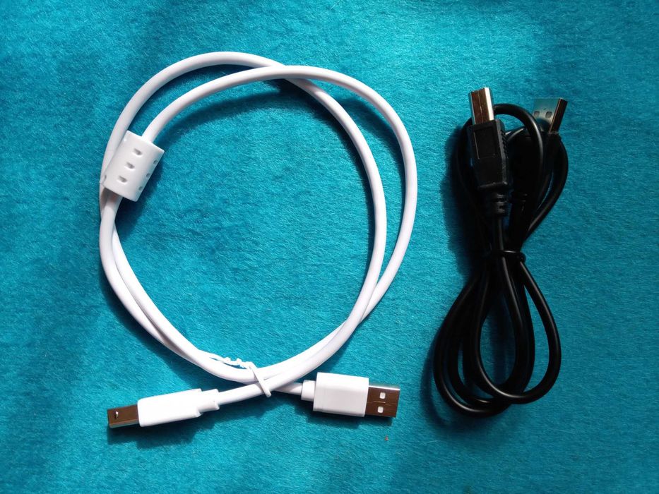 Новый кабель (шнур) для принтера 1 м белого/черного цвета USB AM/BM