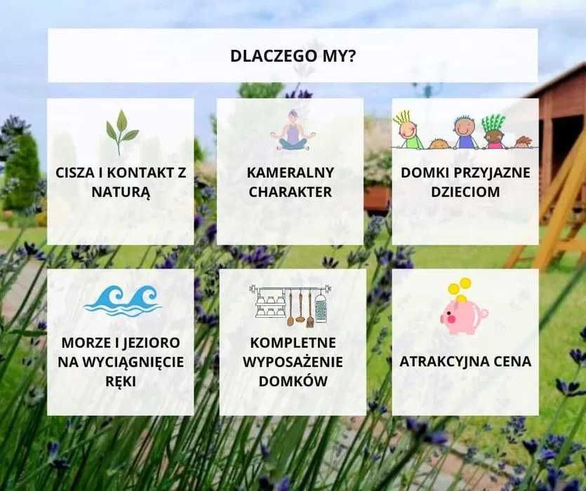 Domki nad morzem i jeziorem Jezierzany Jarosławiec