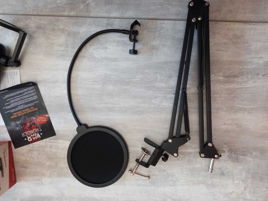 Новенький Мікрофон HyperX SoloCast + пантограф і поп фільтр