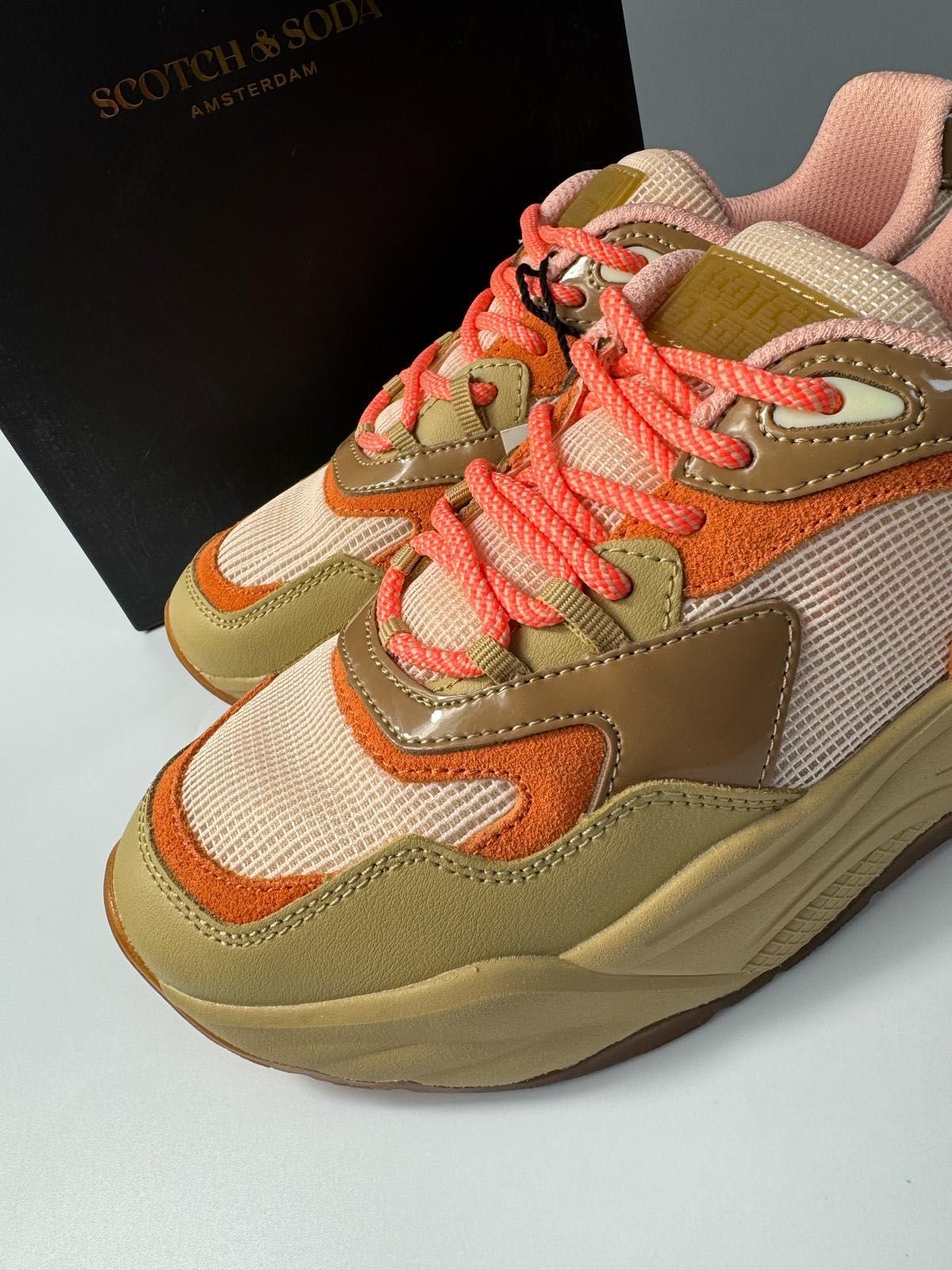 Nowe sneakersy damskie SCOTCH & SODA beżowe 38