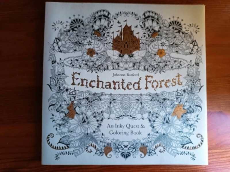 Enchanted Forest: An Inky Quest And Colouring Book