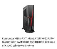 OKAZJA! Nowy Komputer MSI Gaming Trident