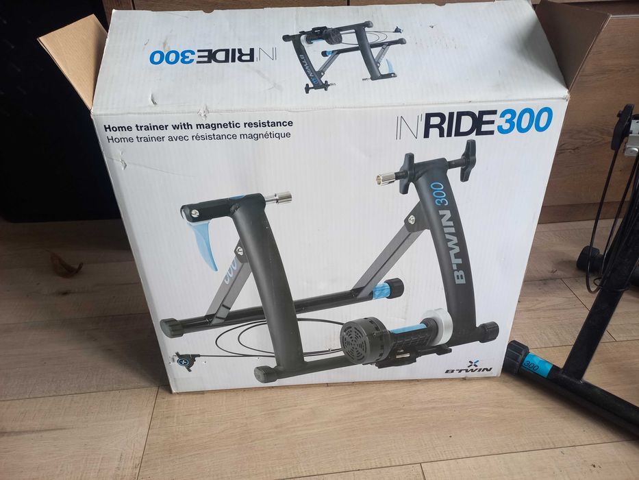 Trenażer rolkowy pod tylne koło InRide 300 Decathlon B'twin