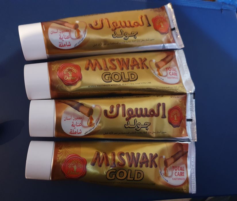Pasta do zębów MISWAK GOLD bez  FLUORU