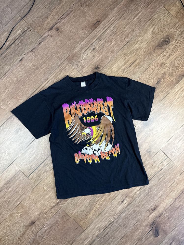 Футболка мерч Biketoberfest daytona beach 1996 90 made in USA merch