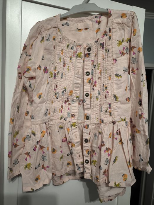 Koszula dziewczęca z długim rękawem r. 110/116