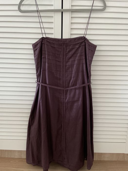 Sukienka HUGO BOSS, r. 34, kolor: fiolet, bakłażan