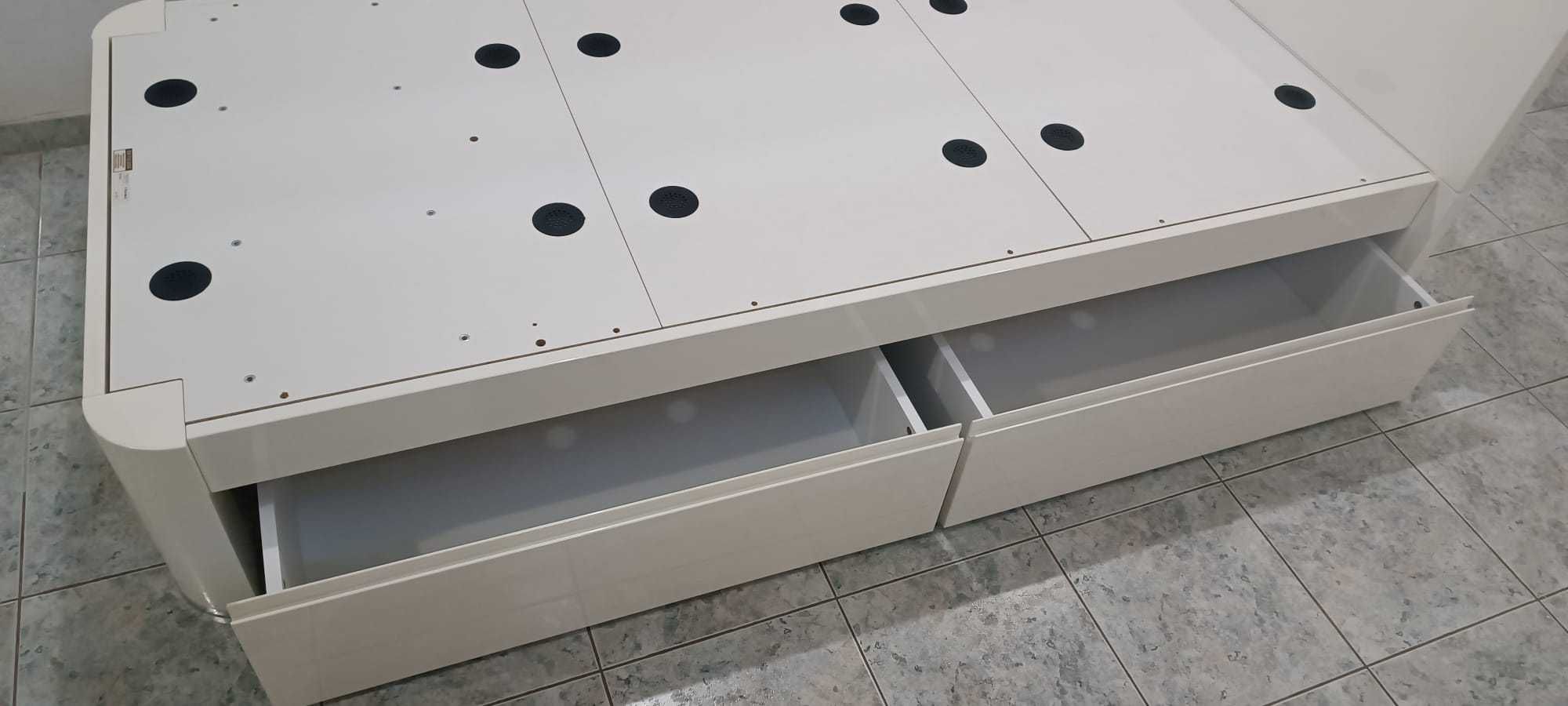 Cama individual 190x90 com gavetões