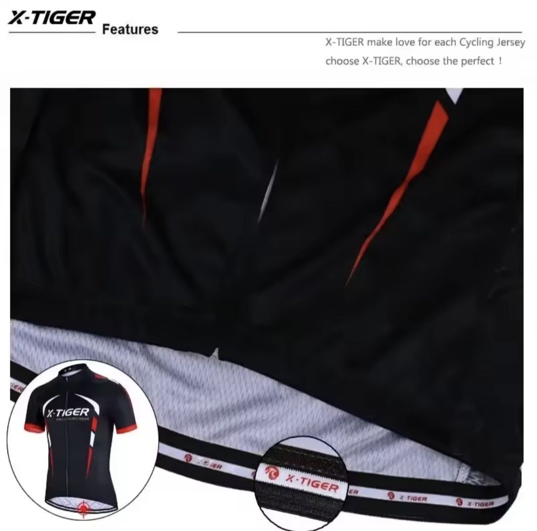 Koszulka Rowerowa Szybkoschnąca Męska X-TIGER L

Kolor: czarny z zielo