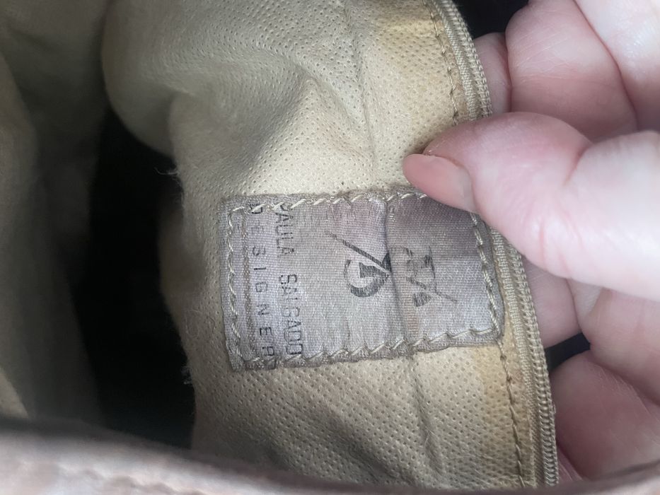 Carteira de pele castanha Paula Salgado