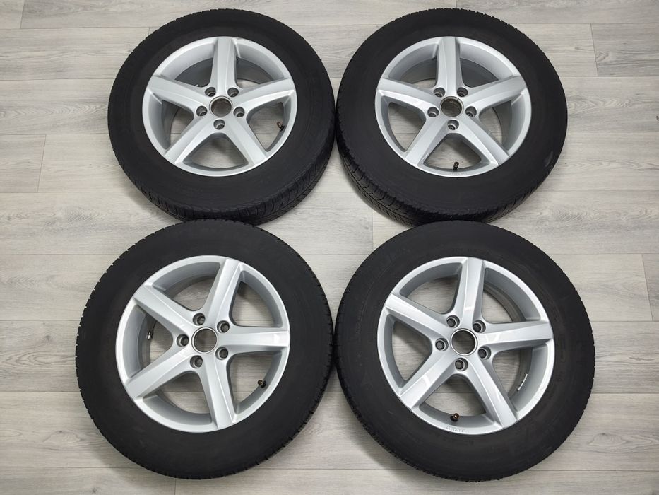 Диски р16 5/112 VW,Skoda,Seat,Audi з гумою Michelin 215/60/16
