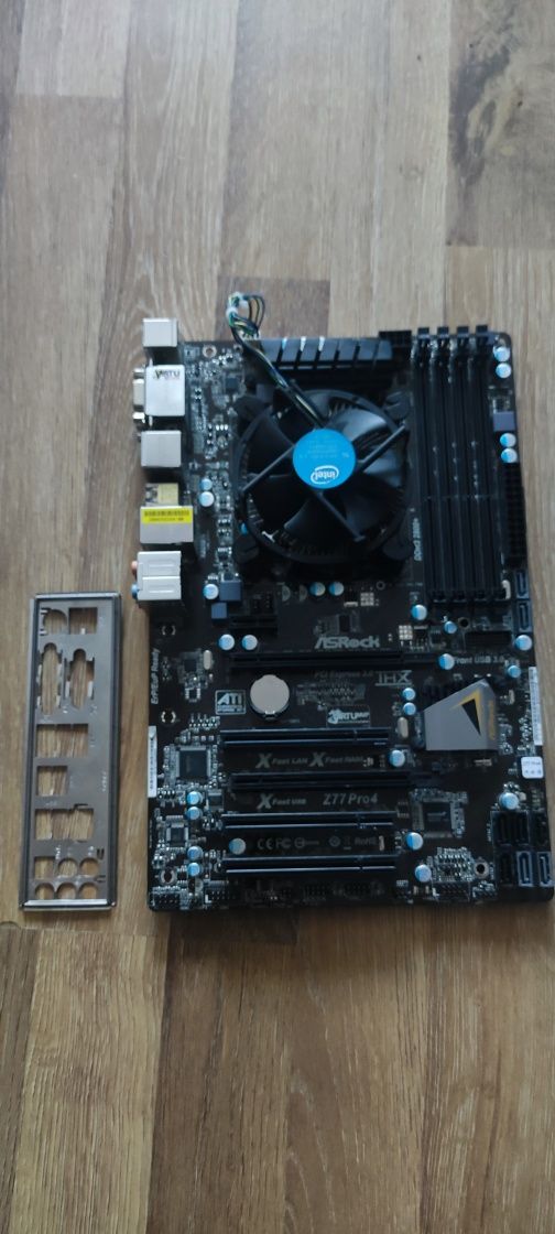 Комплект AsRock Z77 PRO4, i7 2600k, 8gb озу