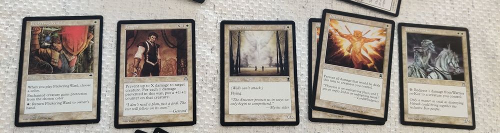 Magic the Gathering cartas aleatórias brancas