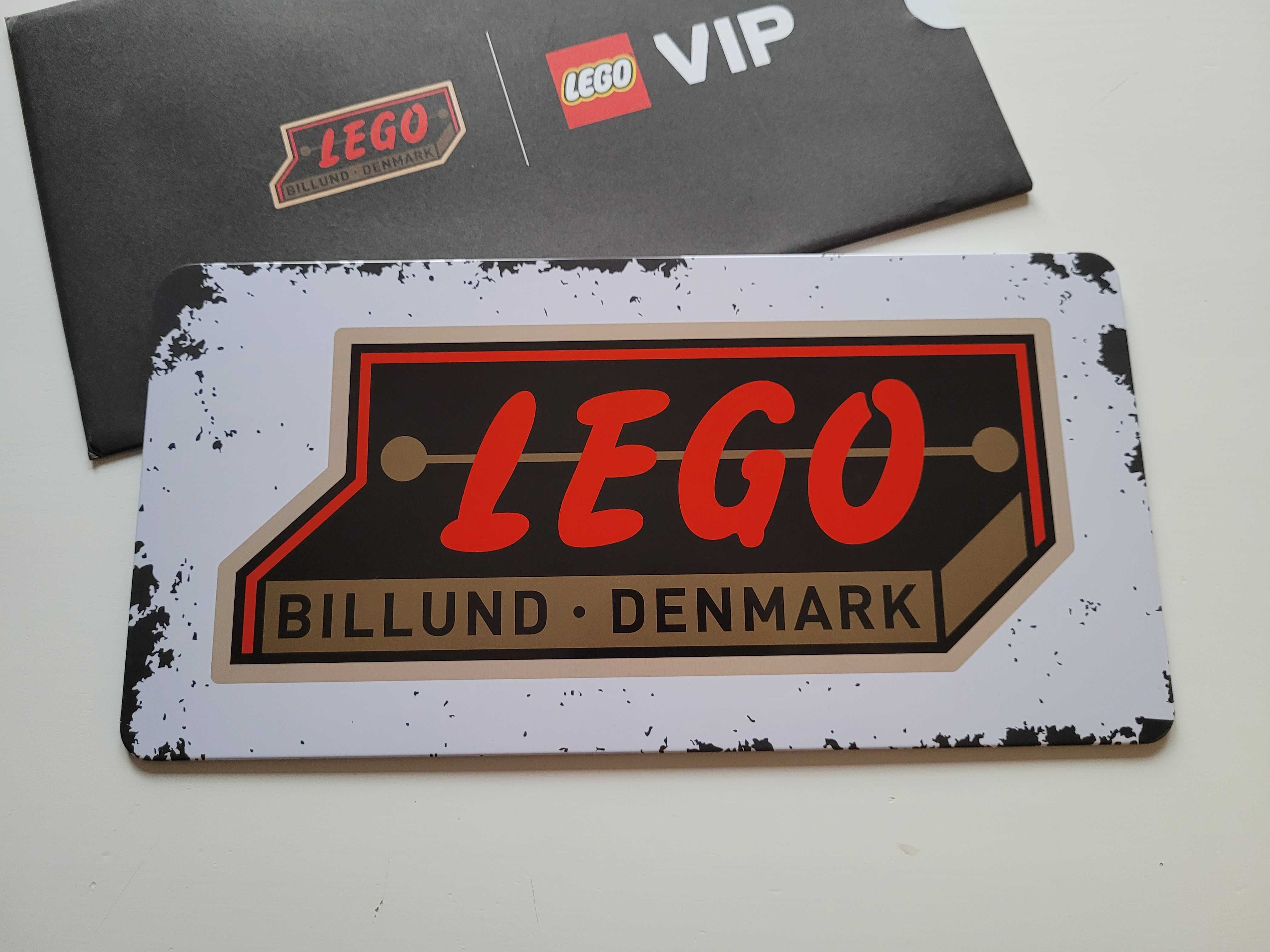 Lego VIP tabliczka Billund Denmark nowa