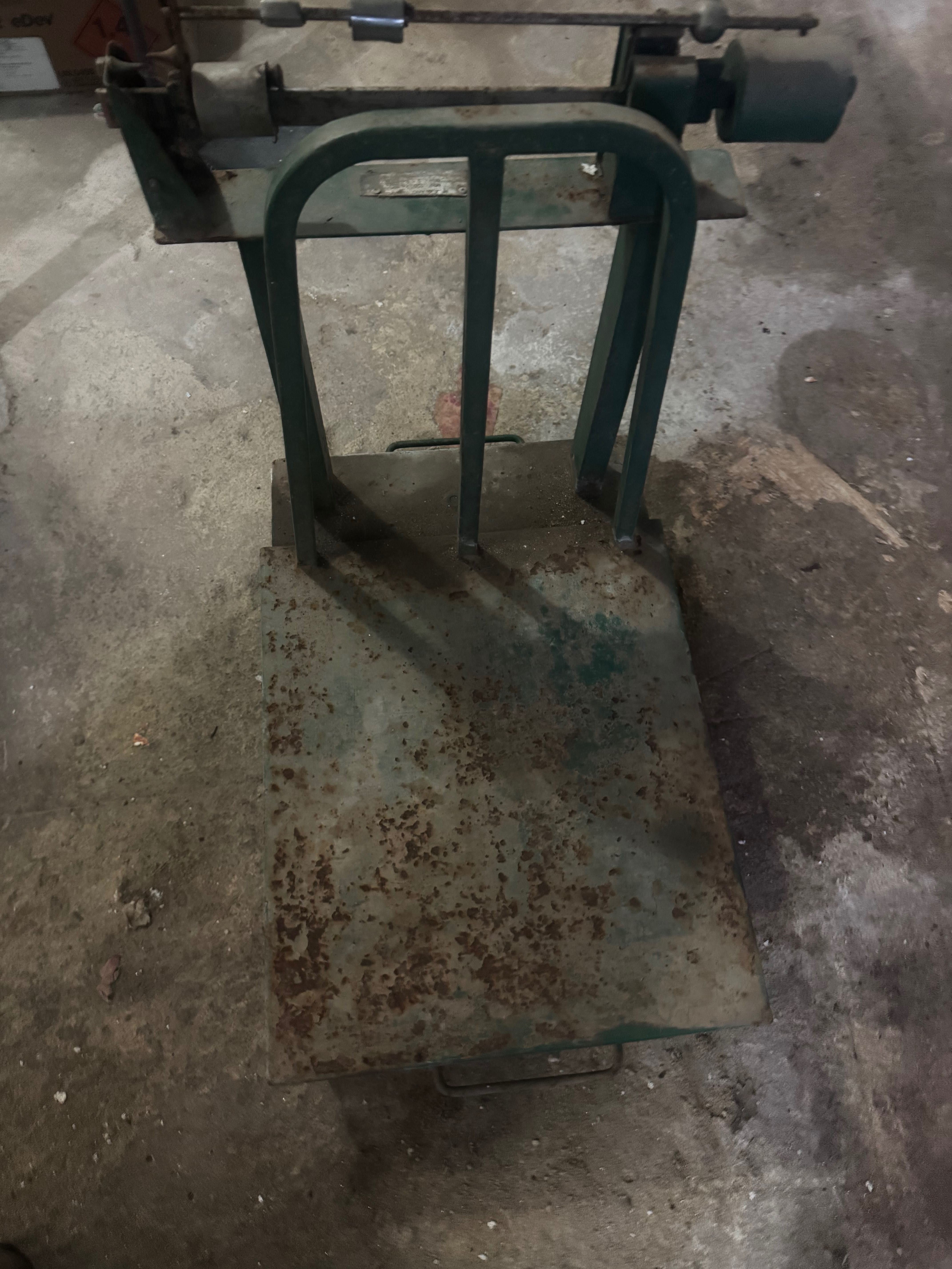 Balança antiga de comercio