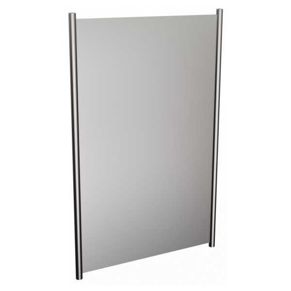 Lustro z oprawą 40x60 cm ANDEX LR01/CC chrom + Kpl. uchwytów uchylnych
