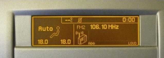 Wyświetlacz Peugeot 407 nowy typ nie rozmywa się 12 pin