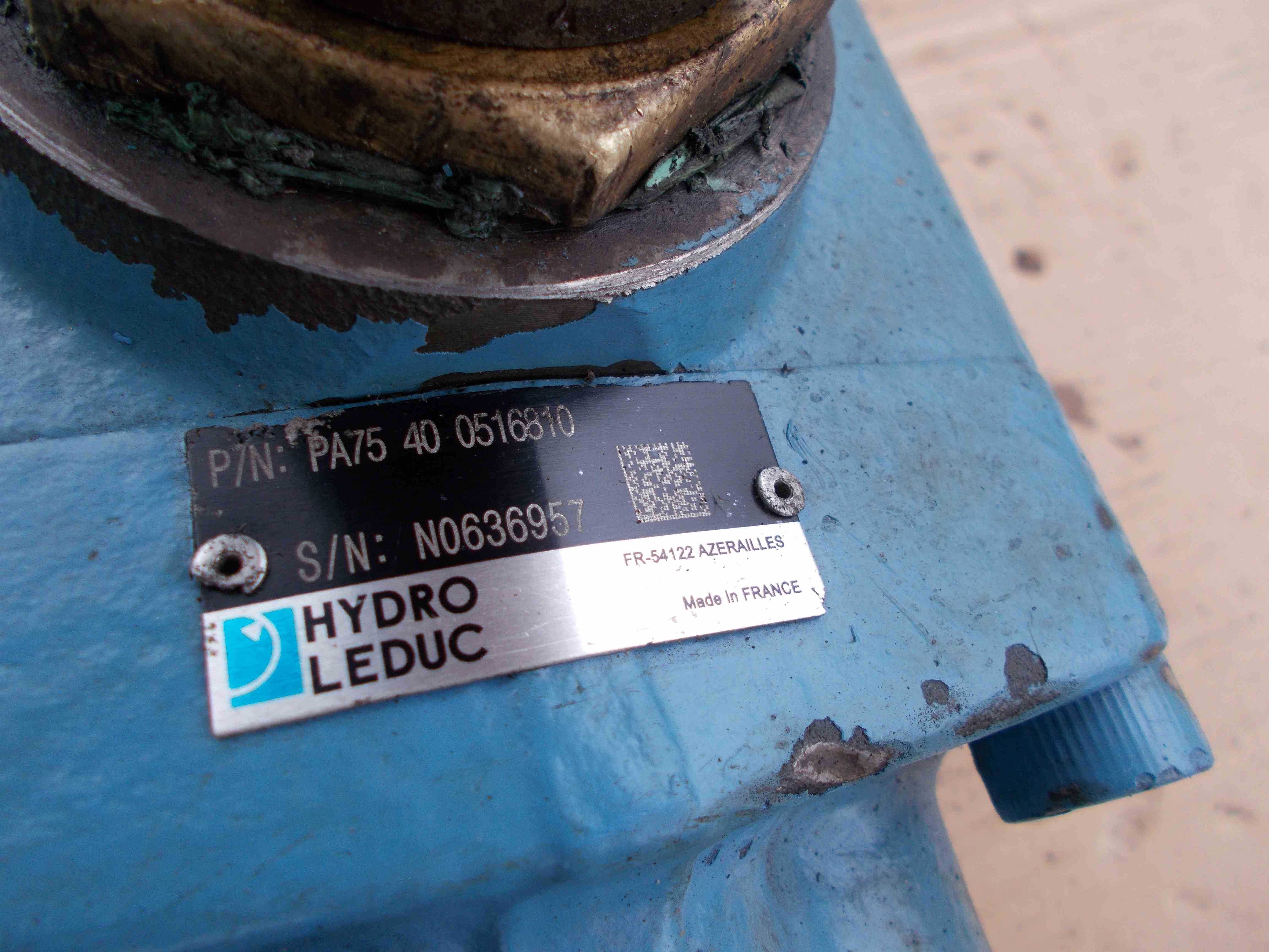 Pompa hydrauliczna tłoczkowa HYDRO LEDUC PA7540