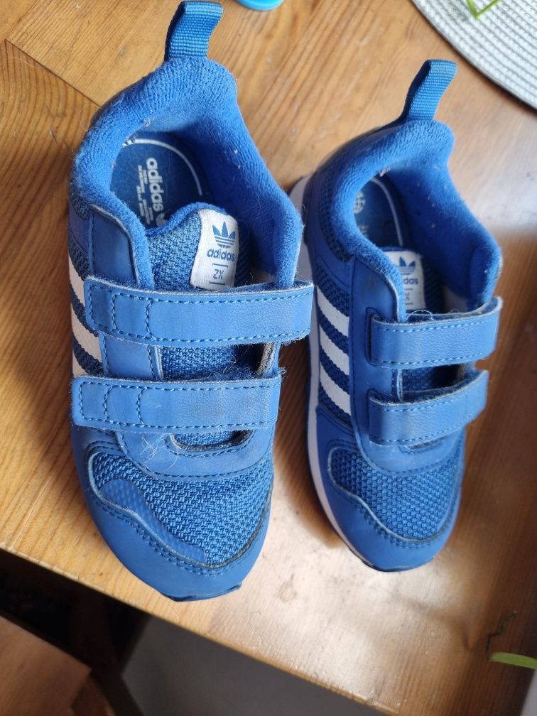Buty adidasy dziecięce chłopięce adidas 27 niebieskie