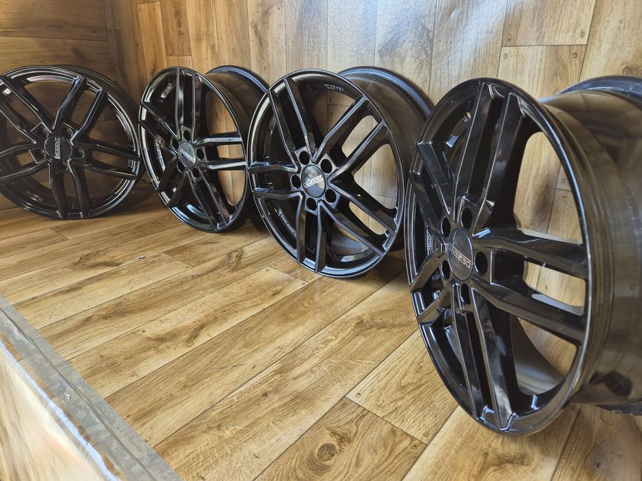 Felgi Dezent 17cali 5x112 et44 6,5j Czarny połysk stan idealny