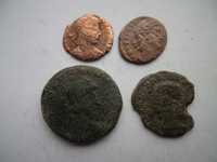 Lote 4 moedas Romanas