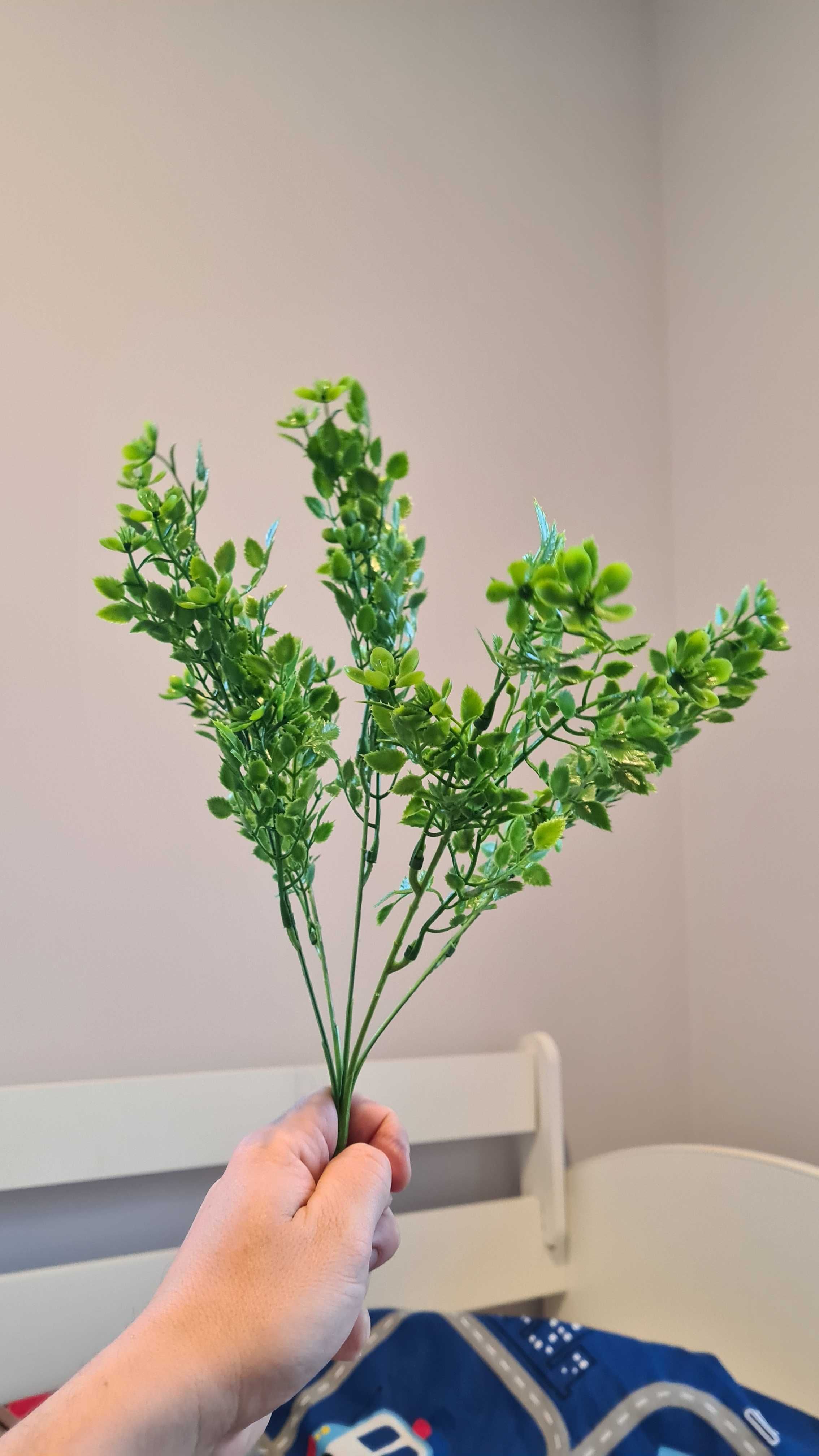 Rośliny do terrarium łatwe do modelowania ok 30 cm 5 gałązek