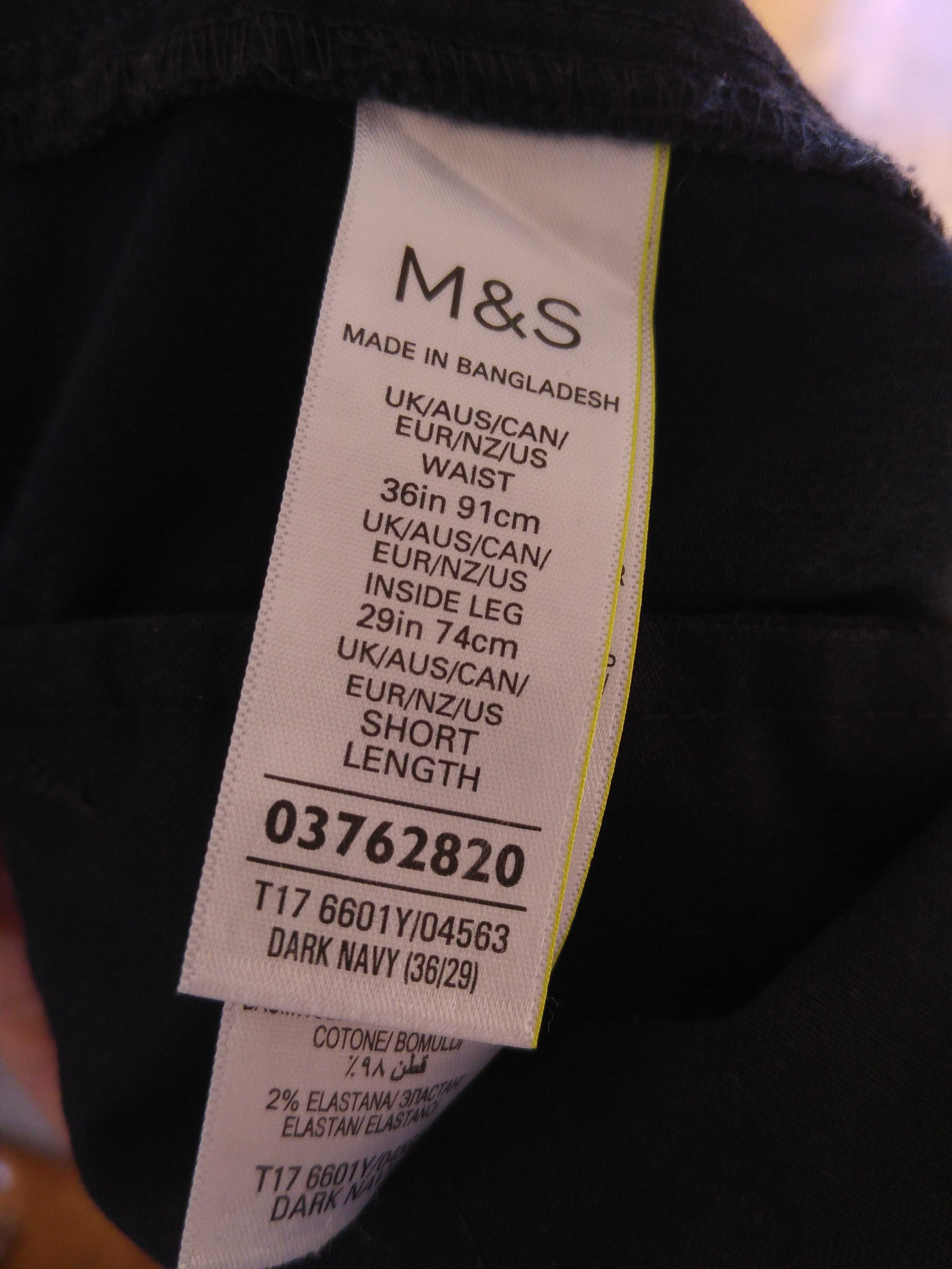 Spodnie męskie bawełniane M&S