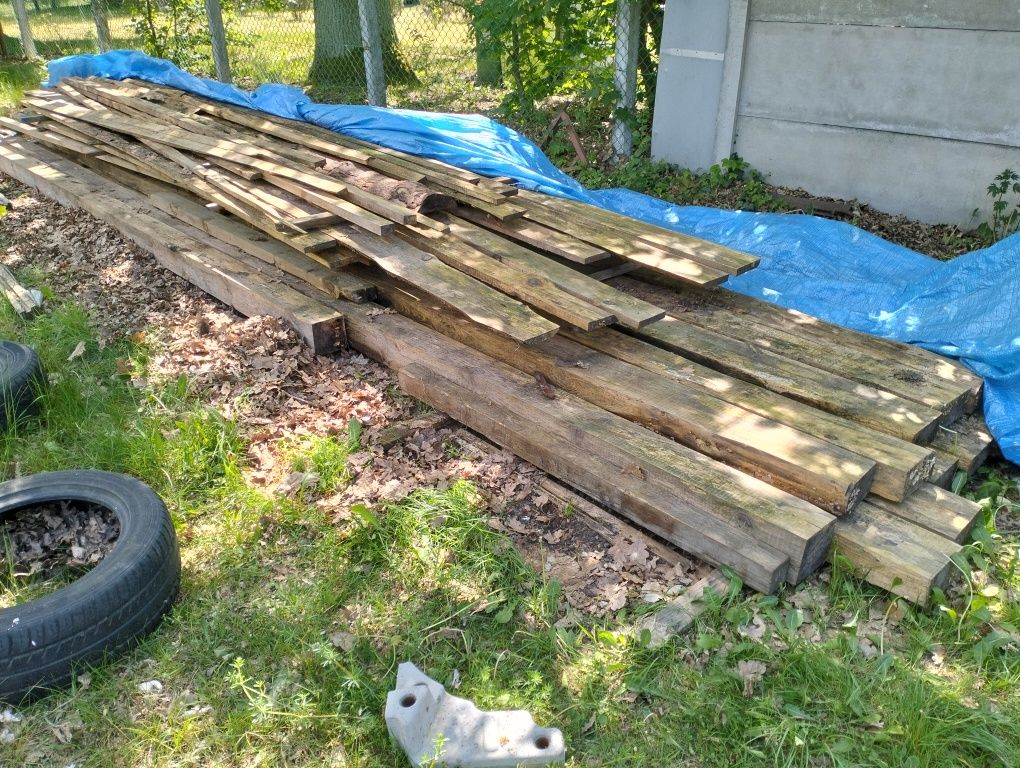 Drewno konstrukcyjne  gotowa wywiązka na garaż wiatę jednospadowy  5x6