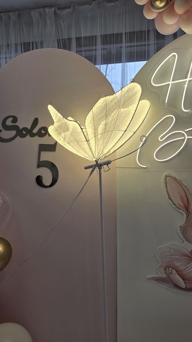 Led метелик з підсвіткою для фотозони