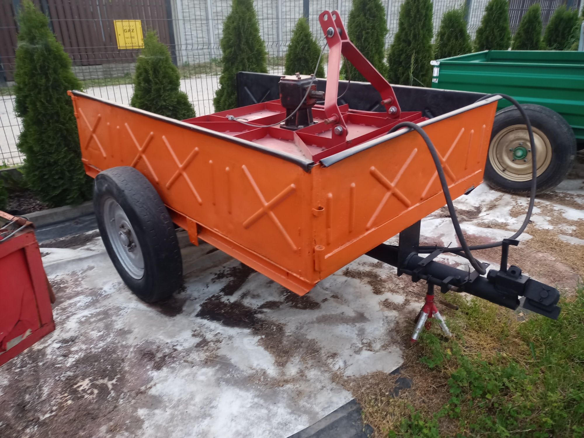 Przyczepka do DZIK mf70 terra vari gutbrod jednoosiowy traktorek