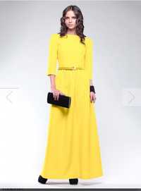 Вечірня сукня жовтого кольору