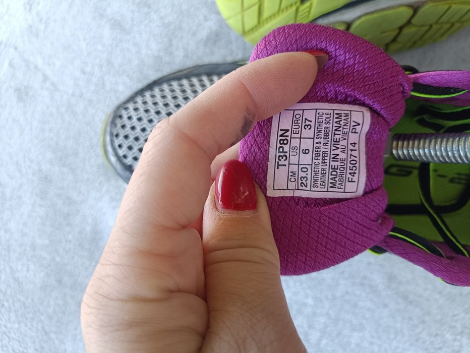 Женские кроссовки беговые ASICS р37