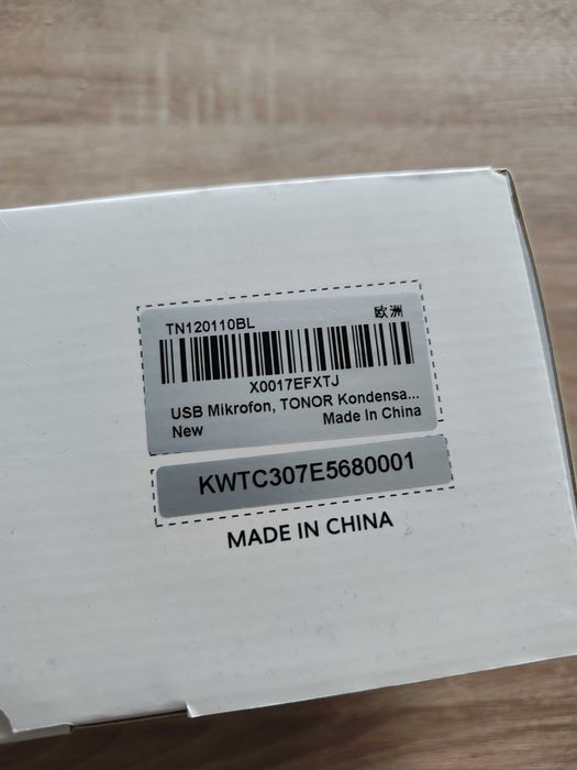 Mikrofon pojemnościowy TONOR TC30 ze statywem nowy usb-c