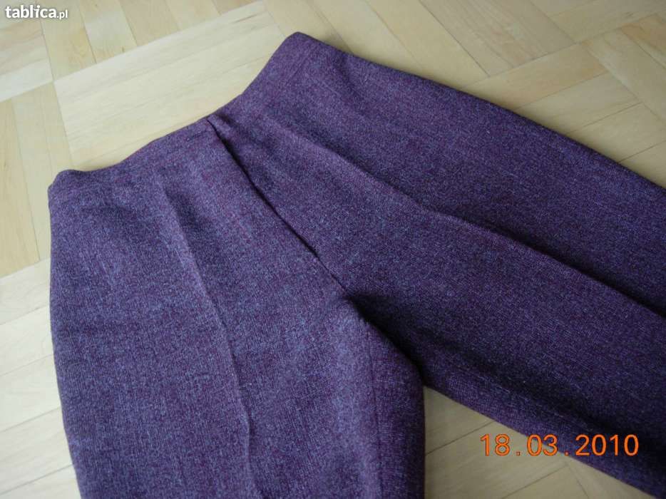 Eleganckie ciepłe damskie spodnie, r.36