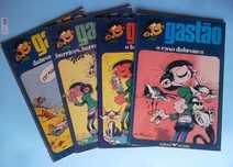 GASTON - 4 álbuns da Editora Arcádia