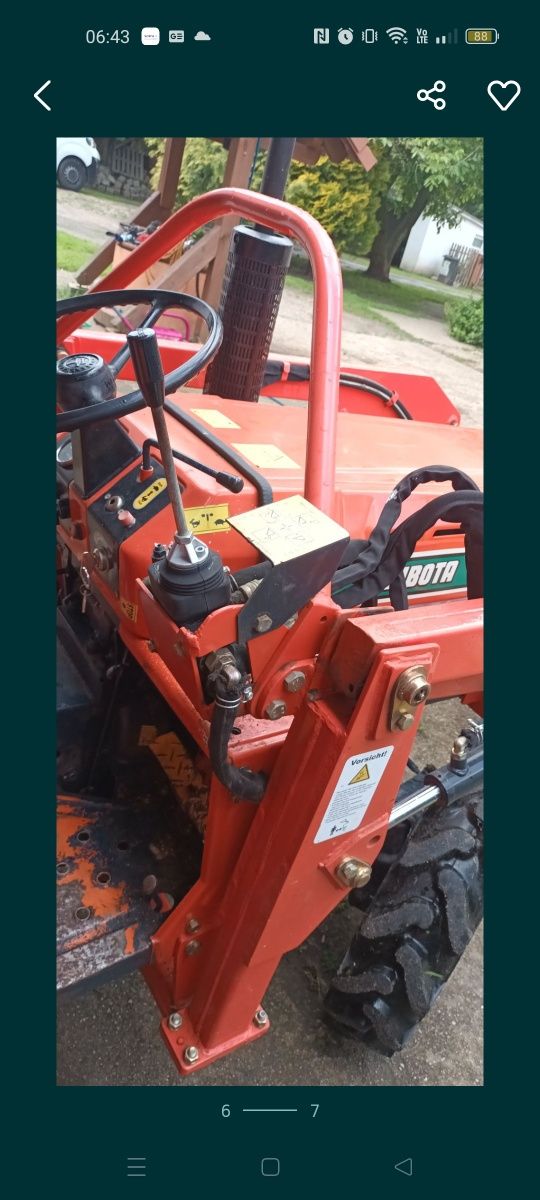 Kubota B19 mały,mini traktorek.