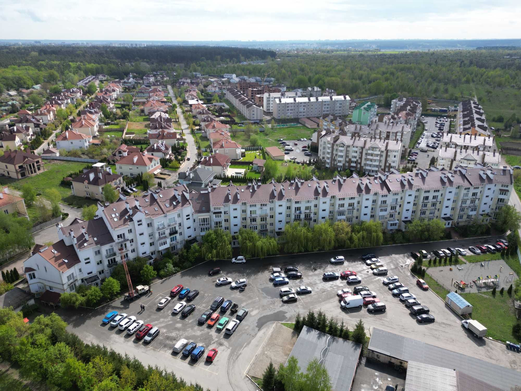 1К квартира 42,24м2, котеджне містечко біля Ірпеня!