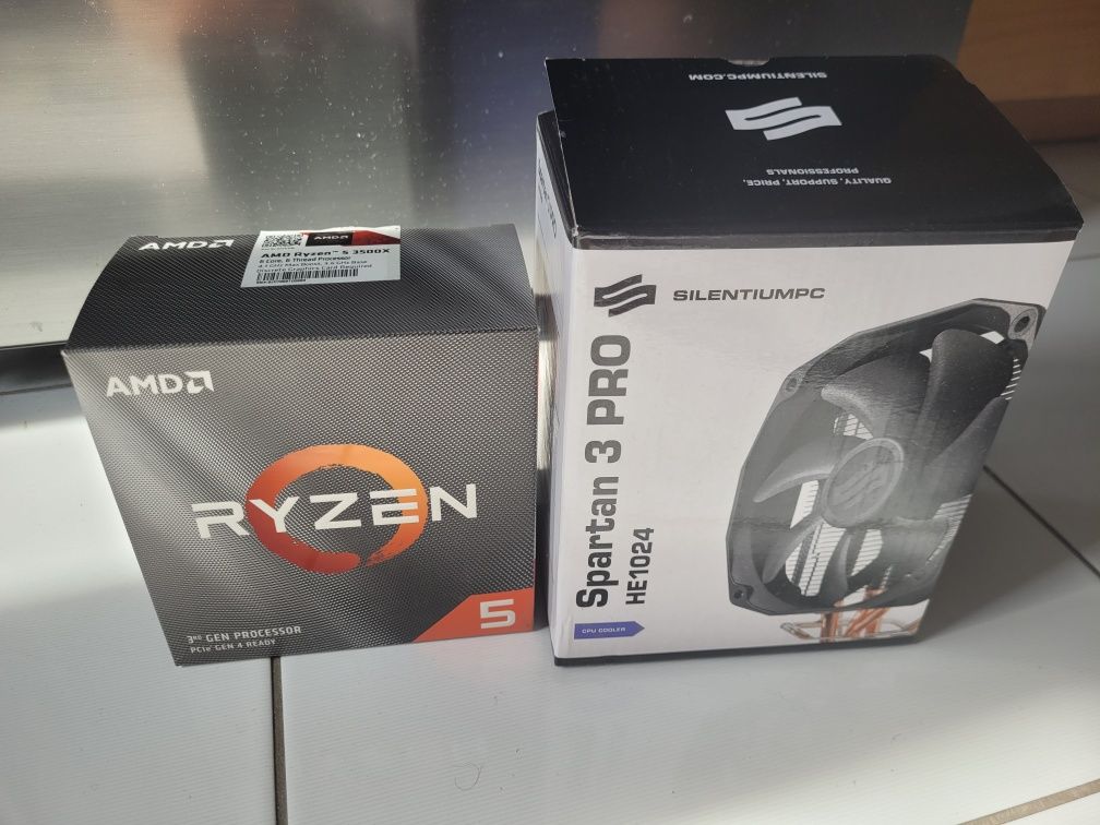 Procesor Ryzen 5 3500x + chłodzenie Spartan 3
