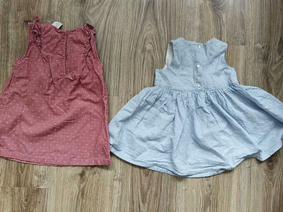 Sukienki 2szt r.80