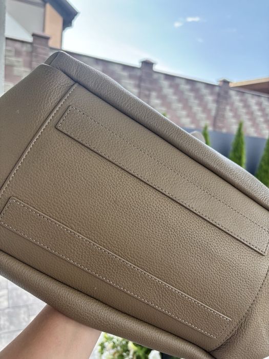 Шкіряна сумка беж