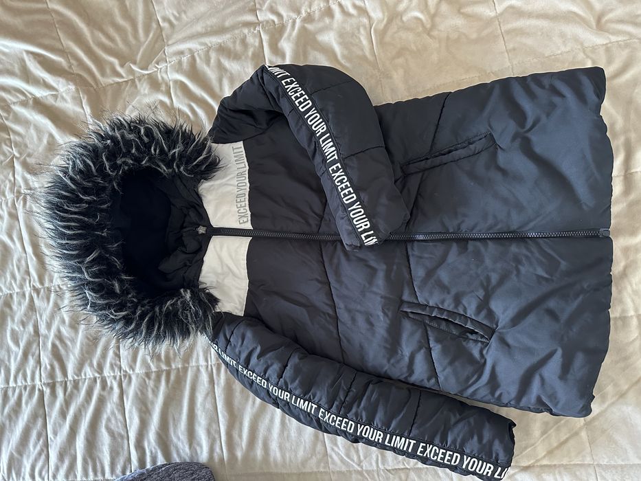 Пуховик пальто для девочки 10-11 лет. 140-146