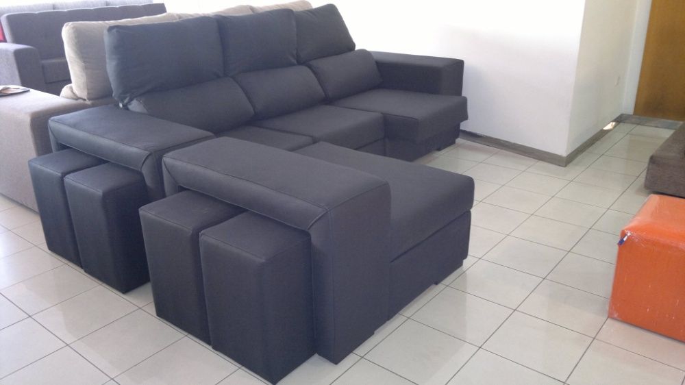 Sofa Cordoba Zumba Chaiselong Reversivel VARIAS CORES, NOVO